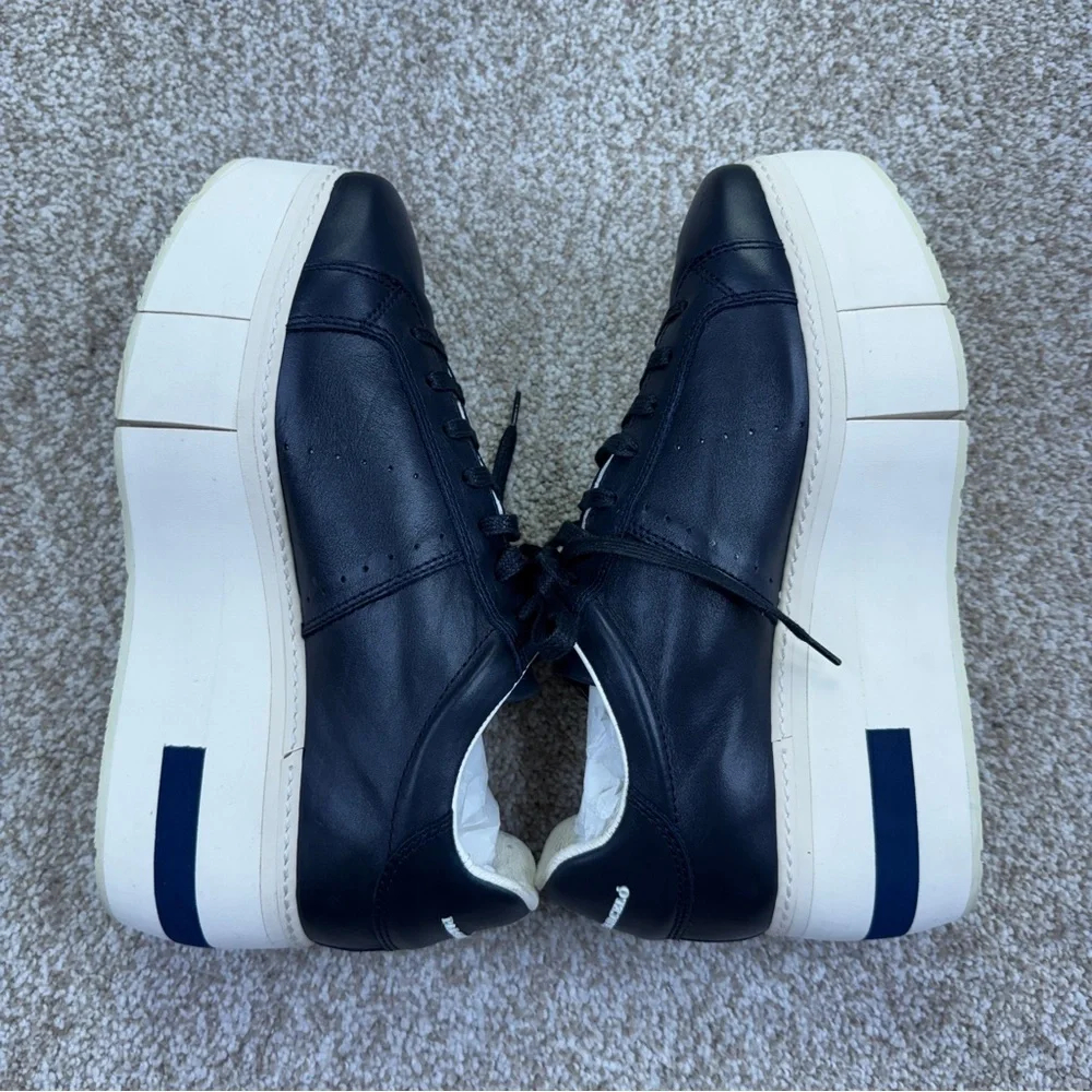 Paloma Barcelo Navy Platform Agen Sneakers Womens Size 41 - Picture 2 of 8